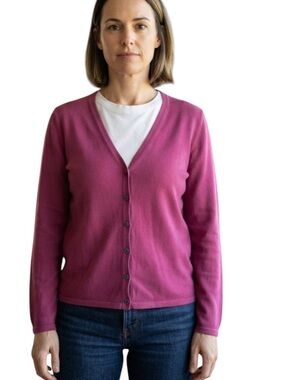 Statements women’s cardigan purple size L